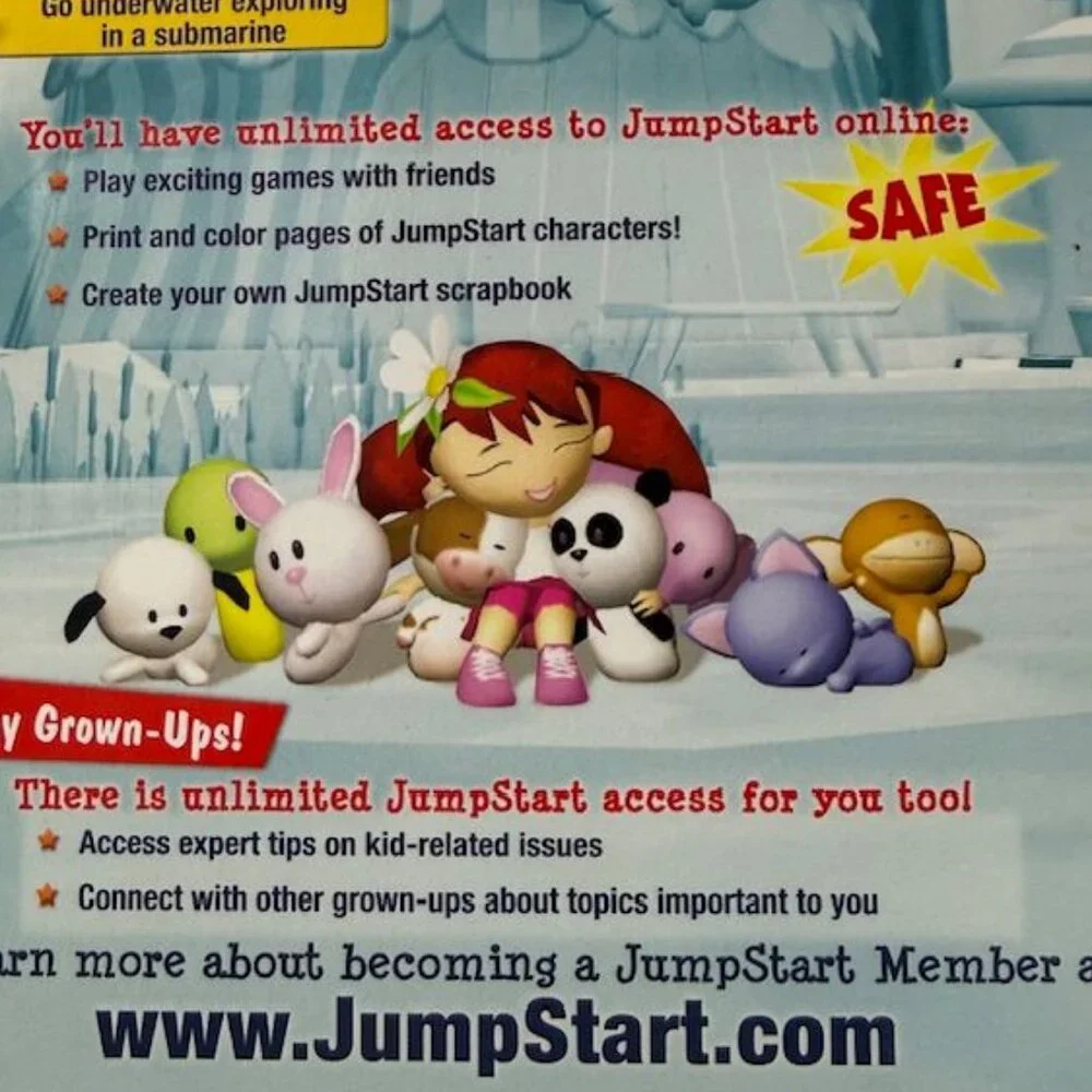 Jumpstart 3D Virtual World My First Adventure PC CD-Rom Software